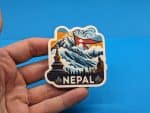 Nepal Travel Sticker // South Asia Decal for suitcase, laptop, car or water bottle, luggage tag, travel gift
