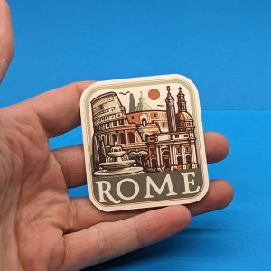 Rome Travel Sticker // Decal for suitcase, laptop, car or water bottle, luggage tag, travel gift