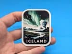 Iceland Travel Sticker // Icelandic Decal for suitcase, laptop, car or water bottle, luggage tag, travel gift