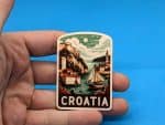 Croatia Travel Sticker // Decal for suitcase, laptop, car or water bottle, luggage tag, travel gift