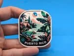 Puerto Rico Travel Sticker // Puerto Rican Decal for suitcase, laptop, car or water bottle, luggage tag, travel gift