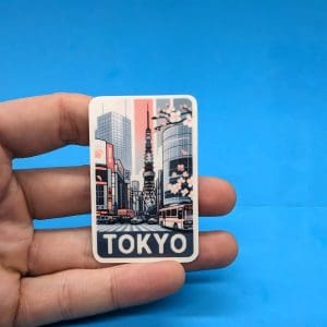 Tokyo Travel Sticker // Japan Decal for suitcase, laptop, car or water bottle, luggage tag, travel gift