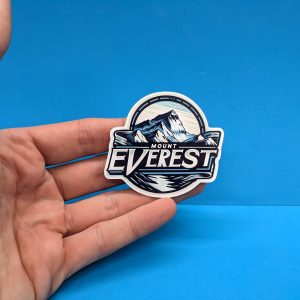 Mount Everest Travel Sticker // Summit Decal for suitcase, laptop, car or water bottle, luggage tag, travel gift