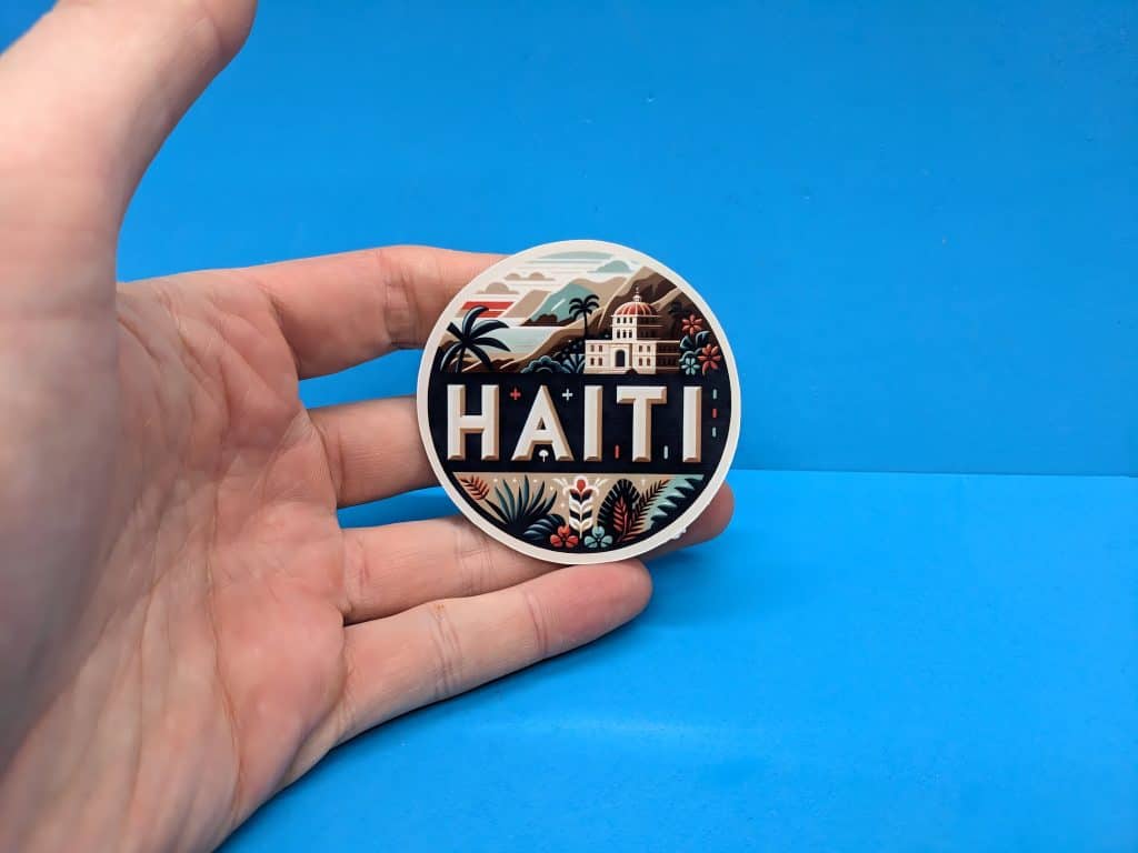 Haiti Travel Sticker // Haitian Decal For Suitcase, Laptop, Car Or ...