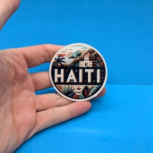 Haiti Travel Sticker // Haitian Decal for suitcase, laptop, car or water bottle, luggage tag, travel gift