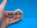 Hungary Travel Sticker // Hungarian Decal for suitcase, laptop, car or water bottle, luggage tag, travel gift