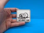 Funny Sticker "I do What I Can" // Funny Sarcasm Decal for laptop, car, water bottle, journal
