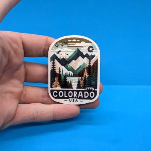 Colorado Travel Sticker // USA State Decal for suitcase, laptop, car or water bottle, luggage tag, travel gift