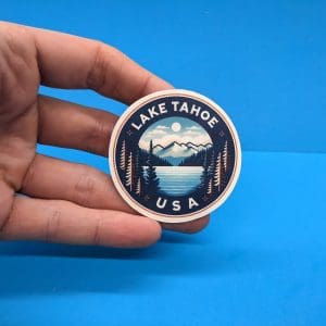 Lake Tahoe Travel Sticker // Nevada Decal for suitcase, laptop, car or water bottle, luggage tag, travel gift