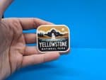 Yellowstone Travel Sticker // National Park Decal for suitcase, laptop, car or water bottle, luggage tag, travel gift