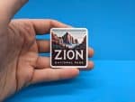Zion Travel Sticker // National Park Decal for suitcase, laptop, car or water bottle, luggage tag, travel gift