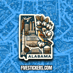 Alabama Travel Sticker // US State Decal