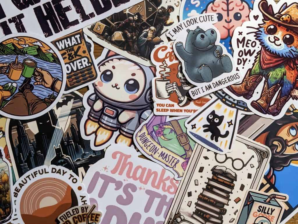 mixed bag stickers