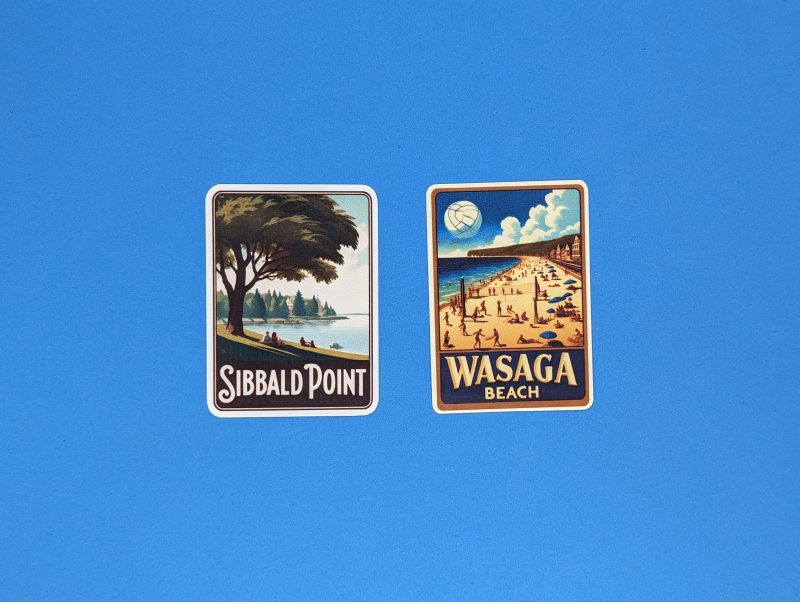 stickers for sibbald point and wasaga beach provincial park in ontario