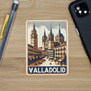Valladolid spain travel sticker